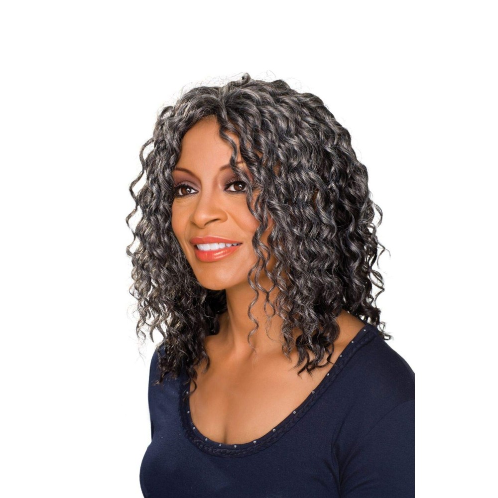 Foxy Silver (Cedella) - Heat Resistant Fiber Full Wig in 1