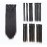 SWACC Women 22 Inches Straight Full Head 7 Separate Pieces Heat Resistance Synthetic Hair Clip in Hair Extensions (1B-Off Black)