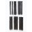 SWACC Women 22 Inches Straight Full Head 7 Separate Pieces Heat Resistance Synthetic Hair Clip in Hair Extensions (1B-Off Black)