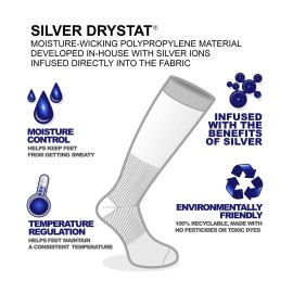 VT0616 Green Large, Vitalsox Italy Patented Graduated Compression