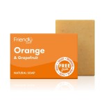 FRIENDLY SOAP Orange Grapefruit Soap Bar, 95 GR