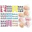 Nail Art Water Transfer Decals Tip & Corner Cover 10 Sheets