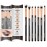 Eye Makeup Brushes Eyeshadow Brush Set - 7pcs Soft Synthetic Eyeshadow Blending Brush Kit - For Blending Eyeshadow, Eyeliner, Crease, Eyebrow - Long Lasting, Apply Better, Flawless Look Makeup