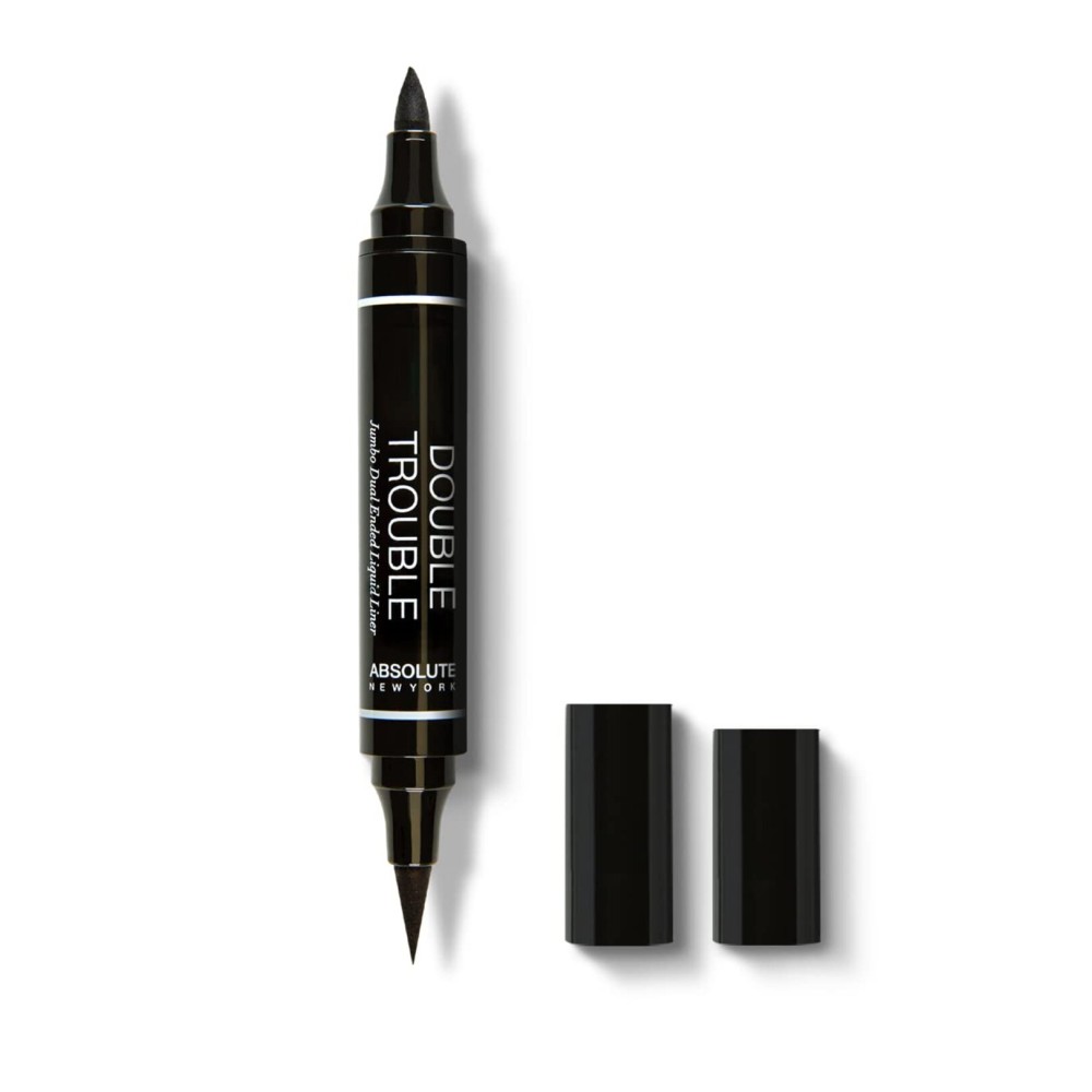 Absolute New York Double Trouble Liner Super Slim Angled Tip Double Ended Liner Absolute New York Double Trouble Liner Super Slim Angled Tip Double Ended Liner