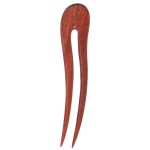 Marycrafts Wooden Rosy Wavy Hair Pin, Hair Fork, Hair Stick, Hair Accessory Handmade 5.12 (1 Piece)