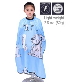 PERFEHAIR Kids Haircut Salon Cape, Hair Cutting Cape for Kid, Barber Child Haircutting Capes 52X 37 (Blue) PERFEHAIR Kids Haircut Salon Cape, Hair Cutting Cape for Kid, Barber Child Haircutting Capes 52X 37 (Blue)