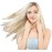 Tressmatch 20-22 Remy Human Hair Clip in Extensions Platinum Blonde (Color 60) Thick to Ends Full Head Set 5.6oz (Set Weight:160grams)