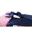 MEG ORIGINAL Paris Pink and Navy Blue Minky Dot Baby Girl/Toddler Crib Blanket 667