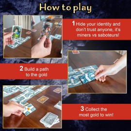 Expansion Pack - Saboteur 2 - Exciting Gold-Digging Strategy Card Game for 2-12 Players, Ages 8+