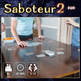 Expansion Pack - Saboteur 2 - Exciting Gold-Digging Strategy Card Game for 2-12 Players, Ages 8+