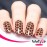 Whats Up Nails - Honeycomb Nail Vinyl Stencils for Nail Art Design (2 Sheets, 24 Stencils Total)
