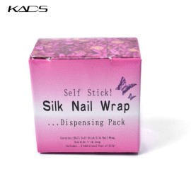 KADS 5 Rolls Nail Repair Fiberglass Silk Wrap Self Adhesive Anti Damage DIY Strong Protect Reinforce Extension Sticker,Nail Repair Reinforce Nail Protector Nail Art Tool for Home Use or Salon (1 Roll)