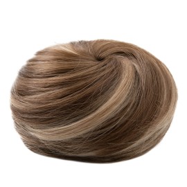 SARLA Fake Hair Buns Extensions Drawstring Ballet Bun Synthetic Donut Chignon Updo Hairpieces for Women Girls Lady Medium Brown/Ash Blonde 1 Piece SARLA Fake Hair Buns Extensions Drawstring Ballet Bun Synthetic Donut Chignon Updo Hairpieces for Women Girls Lady Medium Brown/Ash Blonde 1 Piece