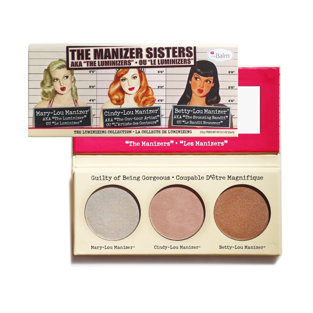 theBalm Manizer Sisters Palette, Multi-Tasking Highlighters, Shimmers, & Shadows theBalm Manizer Sisters Palette, Multi-Tasking Highlighters, Shimmers, & Shadows