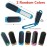 ALAZCO 2 Assorted Colors Folding Hair Brush With Mirror Compact Pocket Size Travel Car Gym Bag Purse Locker Swimming Camping Sleepover Gift and more