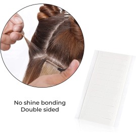 Beautify No Shine Hair Extension Tape Tabs - Double Sided Replacement Tape for Hair Extensions, 120 Tabs per Pack - Shine-Free Hold Beautify No Shine Hair Extension Tape Tabs - Double Sided Replacement Tape for Hair Extensions, 120 Tabs per Pack - Shine-Free Hold