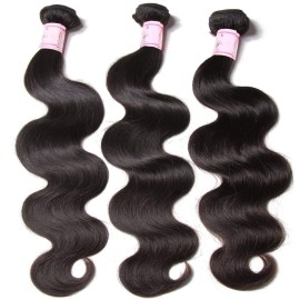 B&F Hair Brazilian Body Wave Hair 3 Bundles 16 18 20inch 100% Unprocessed Virgin Human Hair Weft Extensions Natural Color(100+/-5g)/pc B&F Hair Brazilian Body Wave Hair 3 Bundles 16 18 20inch 100% Unprocessed Virgin Human Hair Weft Extensions Natural Color(100+/-5g)/pc