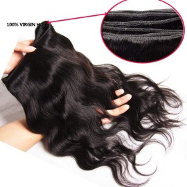 B&F Hair Brazilian Body Wave Hair 3 Bundles 16 18 20inch 100% Unprocessed Virgin Human Hair Weft Extensions Natural Color(100+/-5g)/pc B&F Hair Brazilian Body Wave Hair 3 Bundles 16 18 20inch 100% Unprocessed Virgin Human Hair Weft Extensions Natural Color(100+/-5g)/pc