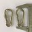 Stainless Steel 316 Carabiner Spring Heavy Duty Snap Hook with Screw Lock - 1/4 Inch Silver-2 Pack