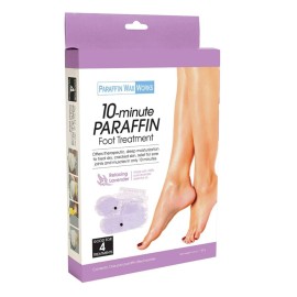 Paraffin Wax Works 10-Minute Paraffin Foot Treatment, Spa and Home Treatment Booties, Relaxing Lavender, One-Pair Paraffin Wax Works 10-Minute Paraffin Foot Treatment, Spa and Home Treatment Booties, Relaxing Lavender, One-Pair