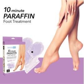Paraffin Wax Works 10-Minute Paraffin Foot Treatment, Spa and Home Treatment Booties, Relaxing Lavender, One-Pair Paraffin Wax Works 10-Minute Paraffin Foot Treatment, Spa and Home Treatment Booties, Relaxing Lavender, One-Pair