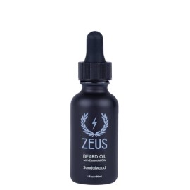 ZEUS Natural Beard Oil, Premium Conditioning Beard Oil to Soften Beard & Mustache - MADE IN USA (Sandalwood) 1 oz. ZEUS Natural Beard Oil, Premium Conditioning Beard Oil to Soften Beard & Mustache - MADE IN USA (Sandalwood) 1 oz.
