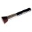 Flat Top Kabuki Foundation Brush for Face Makeup - Perfect for Blending Liquid,Cream & Mineral Cosmetics or Translucent Powder - Premium Quality Bristles!(Black)