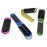 4 Assorted Colors ALAZCO Folding Hair Brush With Mirror Compact Pocket Size Travel Car Gym Bag Purse Locker Swimming Camping Sleepover Gift and more