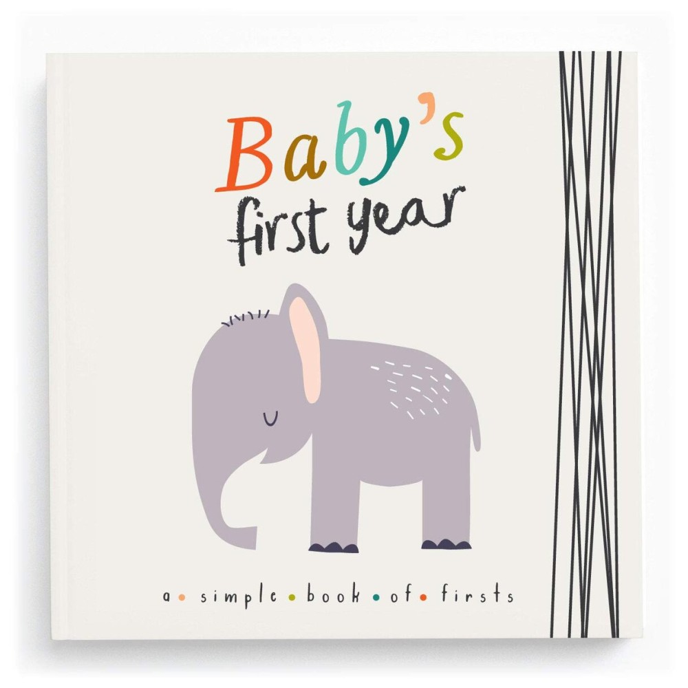 Lucy Darling Little Animal Baby Memory Book - First 5 Years Keepsake Journal & Photo Album for Baby Boy/Girl, Gender-Neutral Milestone Book, Thoughtful Gift for New Moms
