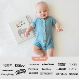 Lucy Darling Little Animal Baby Memory Book - First 5 Years Keepsake Journal & Photo Album for Baby Boy/Girl, Gender-Neutral Milestone Book, Thoughtful Gift for New Moms