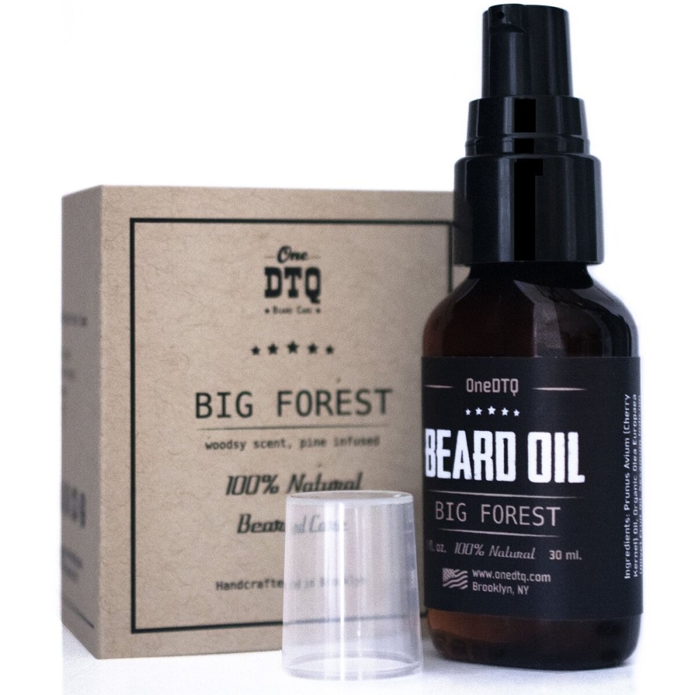 Big Forest Beard Oil is a Beard Growth Conditioner, 1 FL OZ, All Natural Cedar Wood and Fir Needle Oils Infused; Promotes Hair Growth, Softens and Strengthens Beards and Mustaches Big Forest Beard Oil is a Beard Growth Conditioner, 1 FL OZ, All Natural Cedar Wood and Fir Needle Oils Infused; Promotes Hair Growth, Softens and Strengthens Beards and Mustaches
