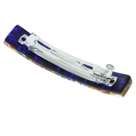 Glass Of Venice Murano Glass Venetian Reflections Hair Clip - Golden Meadow