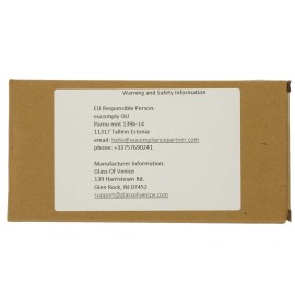 Glass Of Venice Murano Glass Venetian Reflections Hair Clip - Golden Meadow