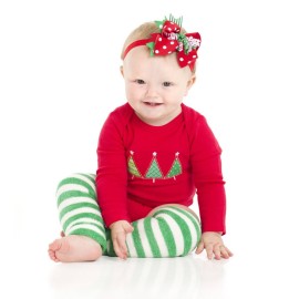 juDanzy Large Red and Green Polka Dot Jolly Christmas Hair Bow Clip juDanzy Large Red and Green Polka Dot Jolly Christmas Hair Bow Clip