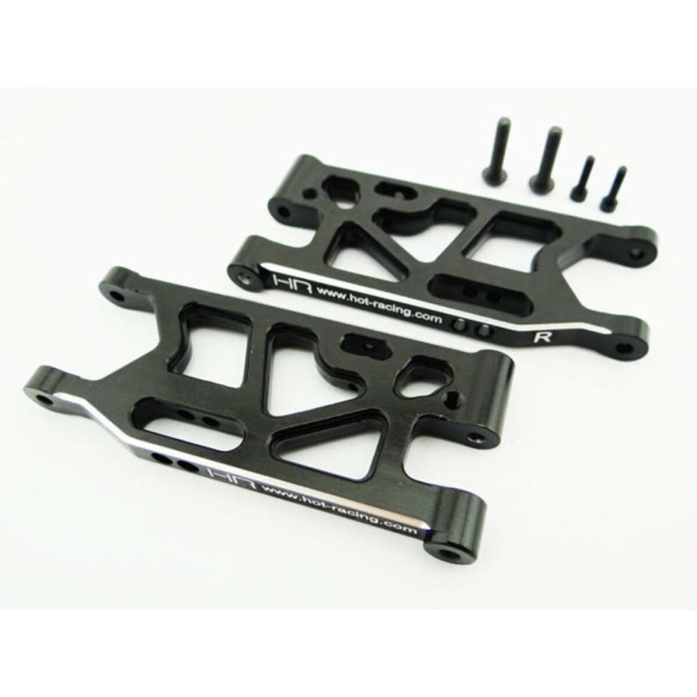 Hot Racing OFE5501 Aluminum Front Lower Suspension Arm Set - Mini 8ight