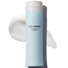 THESAEM Facial Soft Peeling Gel - Natural AHA+BHA Korean Enzyme Exfoliating Scrub for Dead Skin Cells, Face Exfoliator, Skin Turnover, Cell Renew Bio Micro Peel Soft Gel, 5.41 fl.oz.