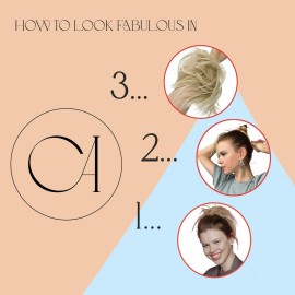 CAISHA Big Hairpiece Scrunchy Updo Bridal Hairstyle curly Messy Bun Light Blonde G10E CAISHA Big Hairpiece Scrunchy Updo Bridal Hairstyle curly Messy Bun Light Blonde G10E