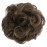 CAISHA Big Hairpiece Scrunchy Updo Bridal Hairstyle curly Messy Bun Brunette Mix G18E