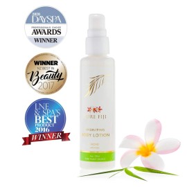 PURE FIJI Body Lotion Hydrating - Moisturizing Lotion for Dry Skin with Coconut Milk and Vitamin E, Organic Body Lotion For Women and Men, Noni Scent, 3 oz