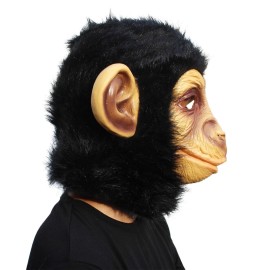 Animal Mask Monkey Mask Novelty Halloween Costume Party Animal Head Mask Chimp