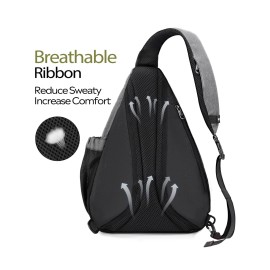 OutdoorMaster Sling Bag, Hiking Daypack, Crossbody Shoulder Chest Urban Outdoor Travel Backpack for Women & Men