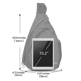 OutdoorMaster Sling Bag, Hiking Daypack, Crossbody Shoulder Chest Urban Outdoor Travel Backpack for Women & Men