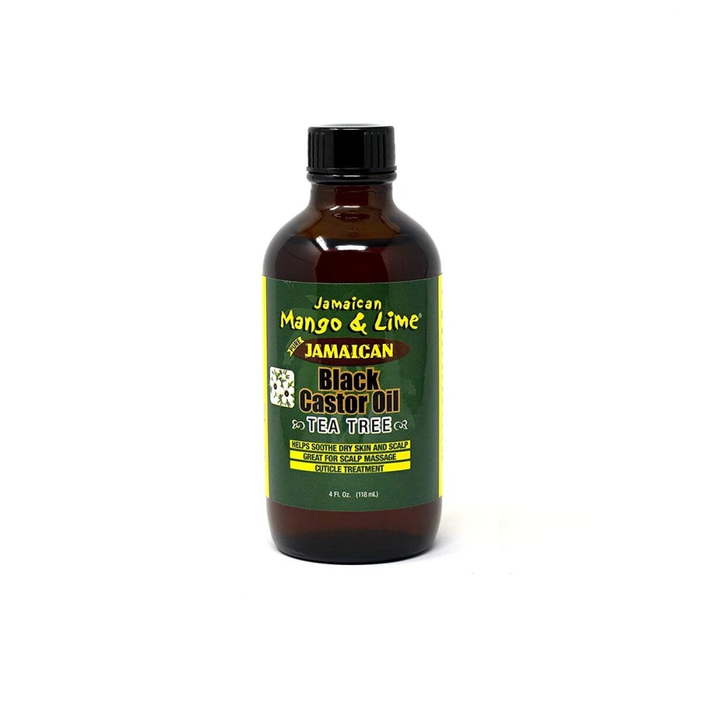 Jamaican Mango & Lime Black Castor Oil (Tea Tree) 4oz Jamaican Mango & Lime Black Castor Oil (Tea Tree) 4oz
