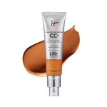IT Cosmetics CC+ Cream (Rich) - Full-Coverage Foundation With SPF 50, Color Corrector & Anti-Aging Serum, Formulated With Niacinamide & Hyaluronic Acid, Natural Finish, 1.08 fl oz