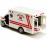 KiNSMART Rescue Team Ambulance 5 Die Cast Metal Cabin w/Pullback Action