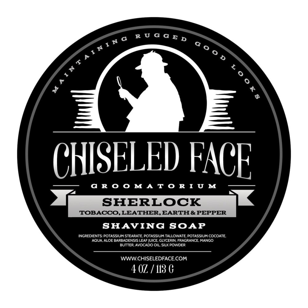 Sherlock - Handmade Luxury Shaving Soap from Chiseled Face Groomatorium