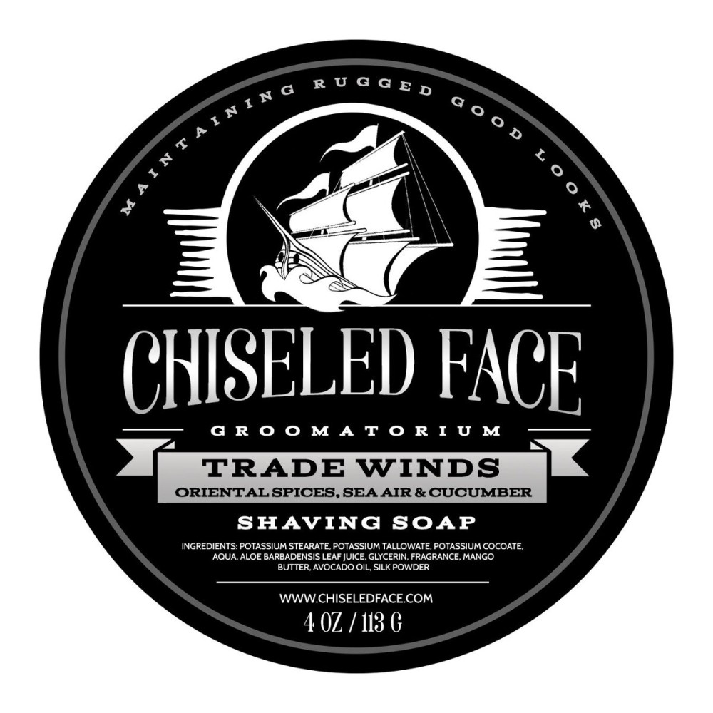 Trade Winds - Handmade Luxury Shaving Soap from Chiseled Face Groomatorium Trade Winds - Handmade Luxury Shaving Soap from Chiseled Face Groomatorium