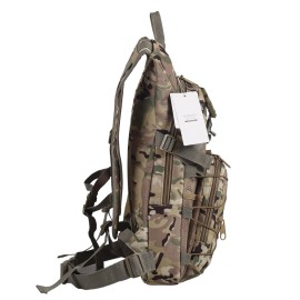 Seamand Hydration Backpack with 3L Water Bladder for Hiking and Climbing (CP Camo)