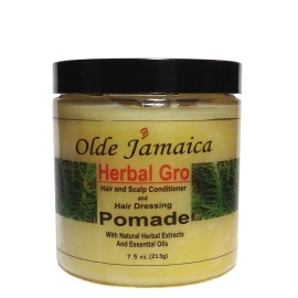 Olde Jamaica Herbal Gro Hair and Scalp Conditioner and Hair Dressing Pomade 7.5 oz.