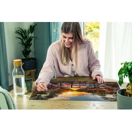 Ravensburger Bicycles in Amsterdam 1000 Piece Jigsaw Puzzle | Premium Quality | Unique Pieces | Softclick Technology | Ideal for Adults